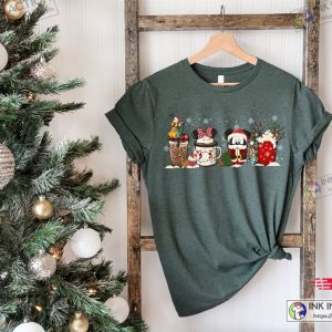 X mas Disney Christmas Coffee Shirt Disney Christmas 2022 Shirt Coffee Lover Disney Christmas Family Shirt 4