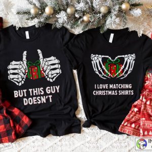 Funny Couples Matching Christmas Shirts