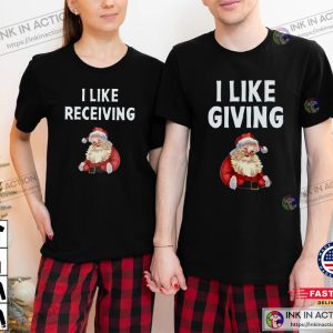 X mas Funny Group Christmas Shirt His and Hers Couple Shirts Sarcastic Xmas 3