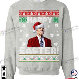 X mas Funny Joe Biden Ugly Christmas Sweater Joe Biden Christmas Unisex Sweatshirt Joe Biden Shirt 3