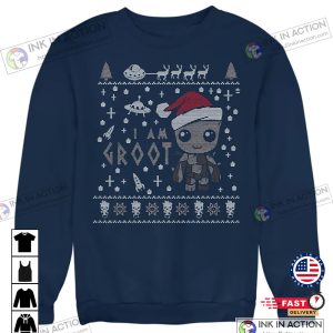 X mas I Am Groot Christmas Jumper Cute Holiday Sweater 2