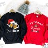 It’s the Most Wonderful Time For a Beer Matching Christmas Tee
