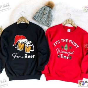 It’s the Most Wonderful Time Sweatshirt, For a Beer Sweater, Matching Christmas Sweat