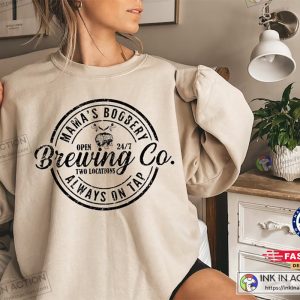 X mas Mamas Boobery Brewing Co Sweatshirt Moms Christmas Sweatshirt Christmas Gift 2