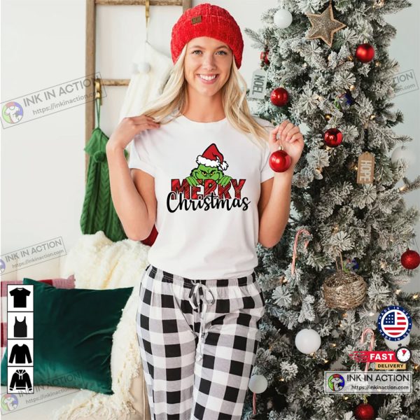 Merry Christmas Grinch Christmas Holiday Shirt