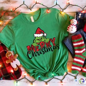 X mas Merry Christmas Grinch Shirt Christmas Grinch Holiday Shirt 3