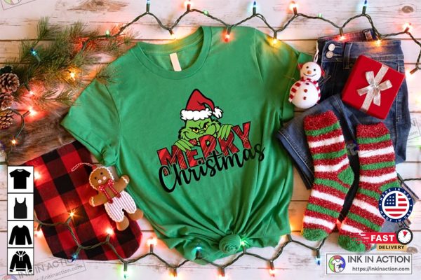 Merry Christmas Grinch Christmas Holiday Shirt