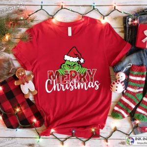 X mas Merry Christmas Grinch Shirt Christmas Grinch Holiday Shirt 4