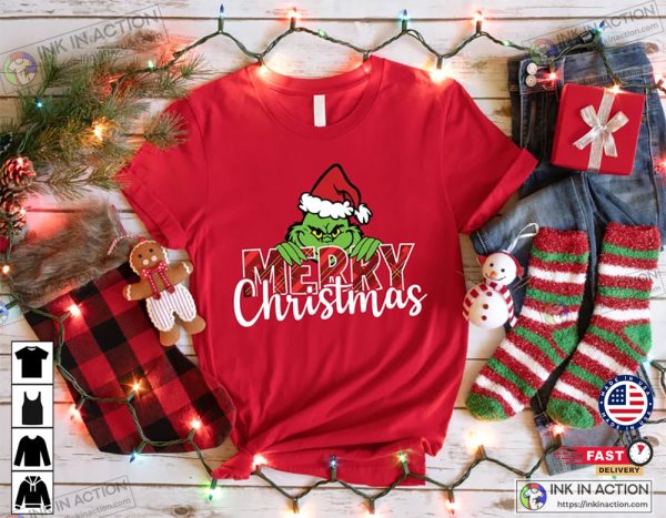 Merry Christmas Grinch Christmas Holiday Shirt