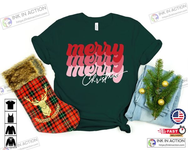 Merry Christmas Basic Family Shirt Christian Shirt