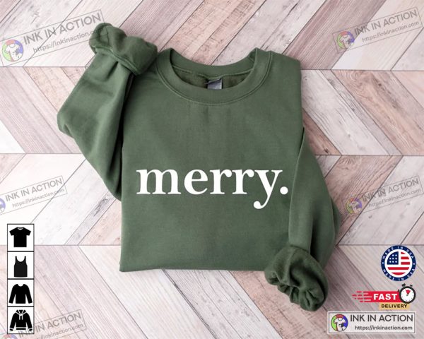 Merry Christmas Basic Shirt for Holiday