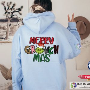 X mas Merry Grinchmas Hoodie Funny Grinch Christmas Hoodie Merry Grinchmas Gift 3