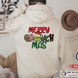 X mas Merry Grinchmas Hoodie Funny Grinch Christmas Hoodie Merry Grinchmas Gift 4