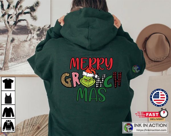 Funny Merry Grinchmas Christmas Hoodie