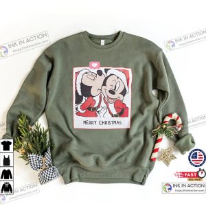 Mickey And Minnie Christmas Sweatshirt Disney Gift