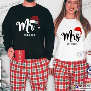 X mas Mr And Mrs Couple Christmas Shirts Matching Christmas Couple Shirts Christmas Couple Gifts 3