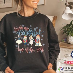 X mas Nutcracker Ballet Shirt Cute Christmas Sweatshirt For Women Sugar Plum Fairy 2