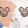 X-mas Cute Disney Princesses Mickey Ears Magic Kingdom Day Shirts