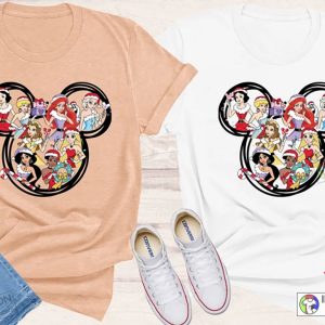 X mas Princess Christmas Shirt Disney Cute Shirt Disney Princesses Mickey Ears Magic Kingdom Day 2