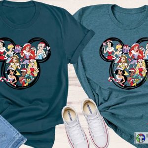 X mas Princess Christmas Shirt Disney Cute Shirt Disney Princesses Mickey Ears Magic Kingdom Day 5