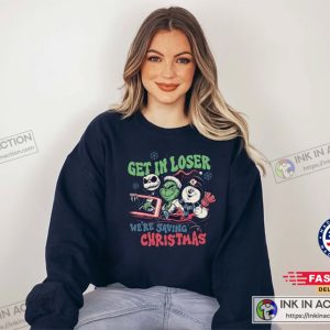 Retro Christmas We are Saving Christmas Merry Sweatshirt 3