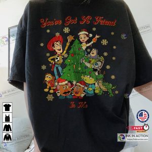 X mas Retro Toy Story Christmas Shirt Disney Toy Story CharacterDisney Christmas Party Toy Story Family 4