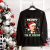 X-mas Santa Joe Biden Merry 4th Of Easter Funny Christmas Tee