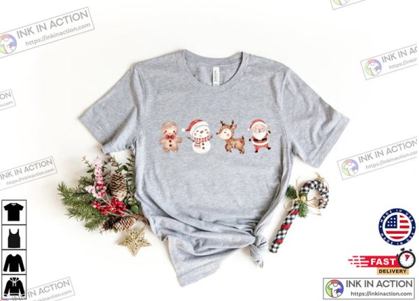 Cute Santa Squad Christmas Shirt