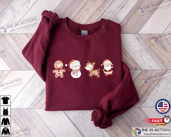 Cute Santa Squad Christmas Shirt