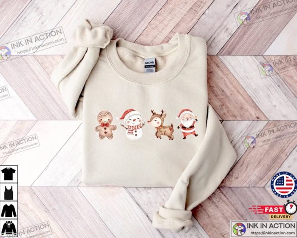 Cute Santa Squad Christmas Shirt