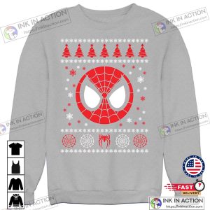 X mas Super Spider Christmas Jumper Superhero Xmas Sweatshirt 2