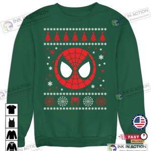 X mas Super Spider Christmas Jumper Superhero Xmas Sweatshirt 3