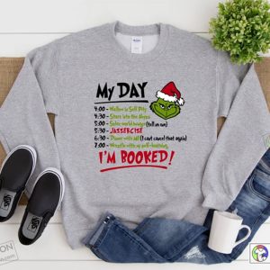 X-mas The Grinch Christmas Schedule Funny Shirt