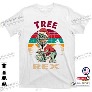 X mas Tree Rex Funny Tmeaningful Giftrex Dinosaur Christmas Gift Tshirt 2