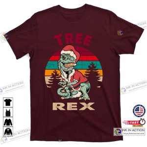 X mas Tree Rex Funny Tmeaningful Giftrex Dinosaur Christmas Gift Tshirt 3