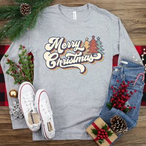 X-mas Vintage Merry Christmas Basic Shirt