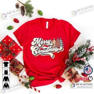 X mas Vintage Merry Christmas Sweatshirt Merry Christmas Shirt 2