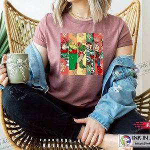 X mas Vintage Toy Story Christmas Retro Toy Story Characters Shirt Woody Buzz T Rex Slinky Dog Christmas Family 1