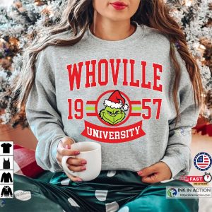 X mas Whoville Sweatshirt Whoville University Shirt Christmas University Sweatshirt 1