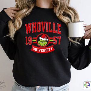 X mas Whoville Sweatshirt Whoville University Shirt Christmas University Sweatshirt 2