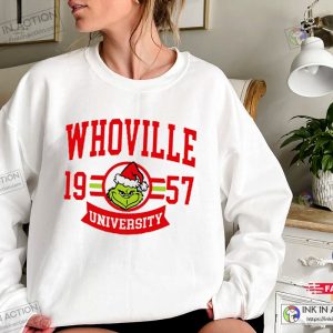 X mas Whoville Sweatshirt Whoville University Shirt Christmas University Sweatshirt 3