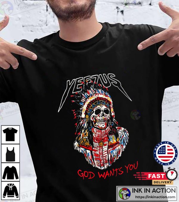 Kayne West God Wants You Yeezus Graphic T-shirt