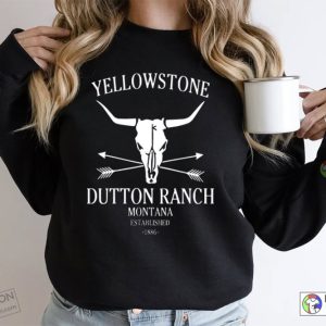 Yellowstone Apparel The Dutton Ranch Bull Skull Sweatshirt 2