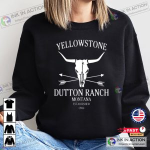 Yellowstone Apparel The Dutton Ranch Bull Skull Sweatshirt 4