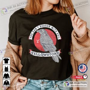 Show Yellowstone Can't Reason With Evil Heather T-shirt 4