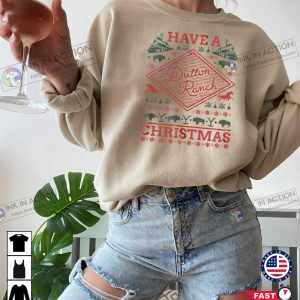 Yellowstone The Dutton Ranch Tacky Christmas Sweater 1