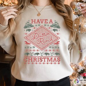 Yellowstone The Dutton Ranch Tacky Christmas Sweater 4