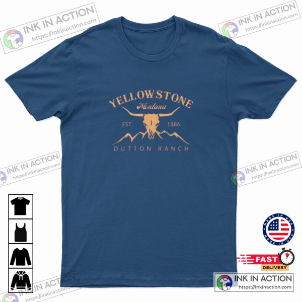 Yellowstone Hoodie Yellowstone Ranch Logo Cowboy Cowgirl Unisex Sweatshirt