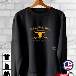 Yellowstone Hoodie yellowstone ranch logo Cowboy Cowgirl Unisex Sweatshirt 4