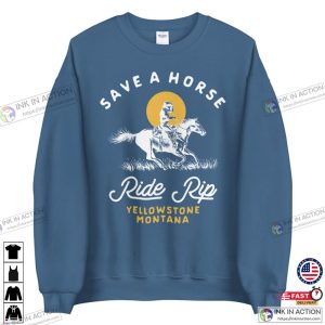 Yellowstone Save A Horse Ride Rip Distressed Rip Dutton Unisex Sweatshirt
